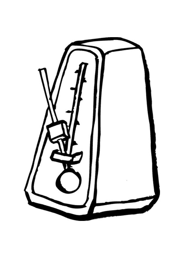 metronom Malvorlage metronom