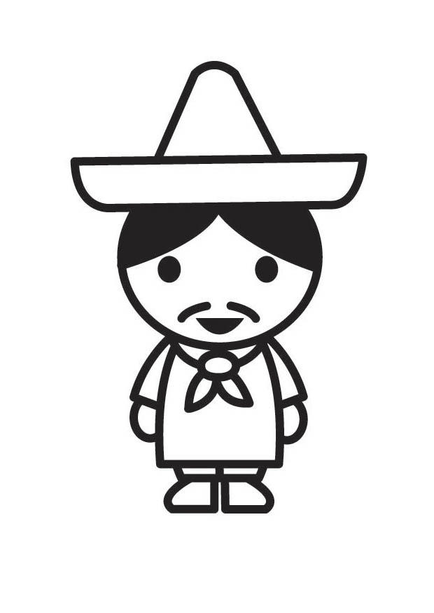 mexikaner Malvorlage mexikaner