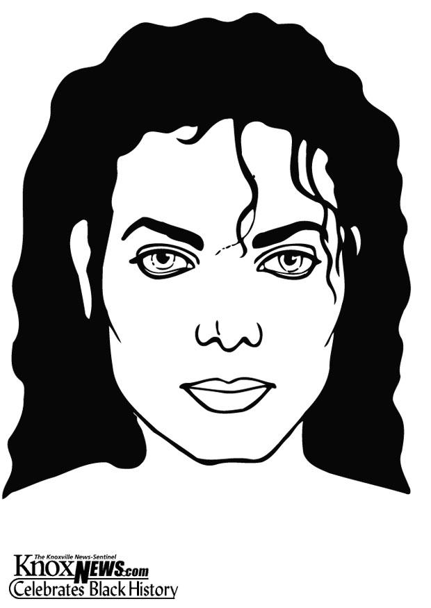 Malvorlage michael jackson