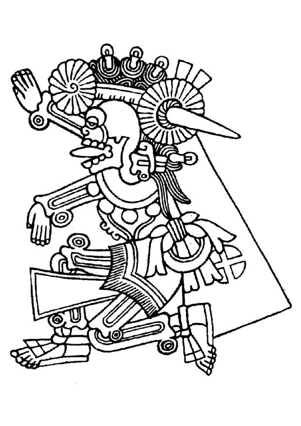 Malvorlage mictlantecuhtli