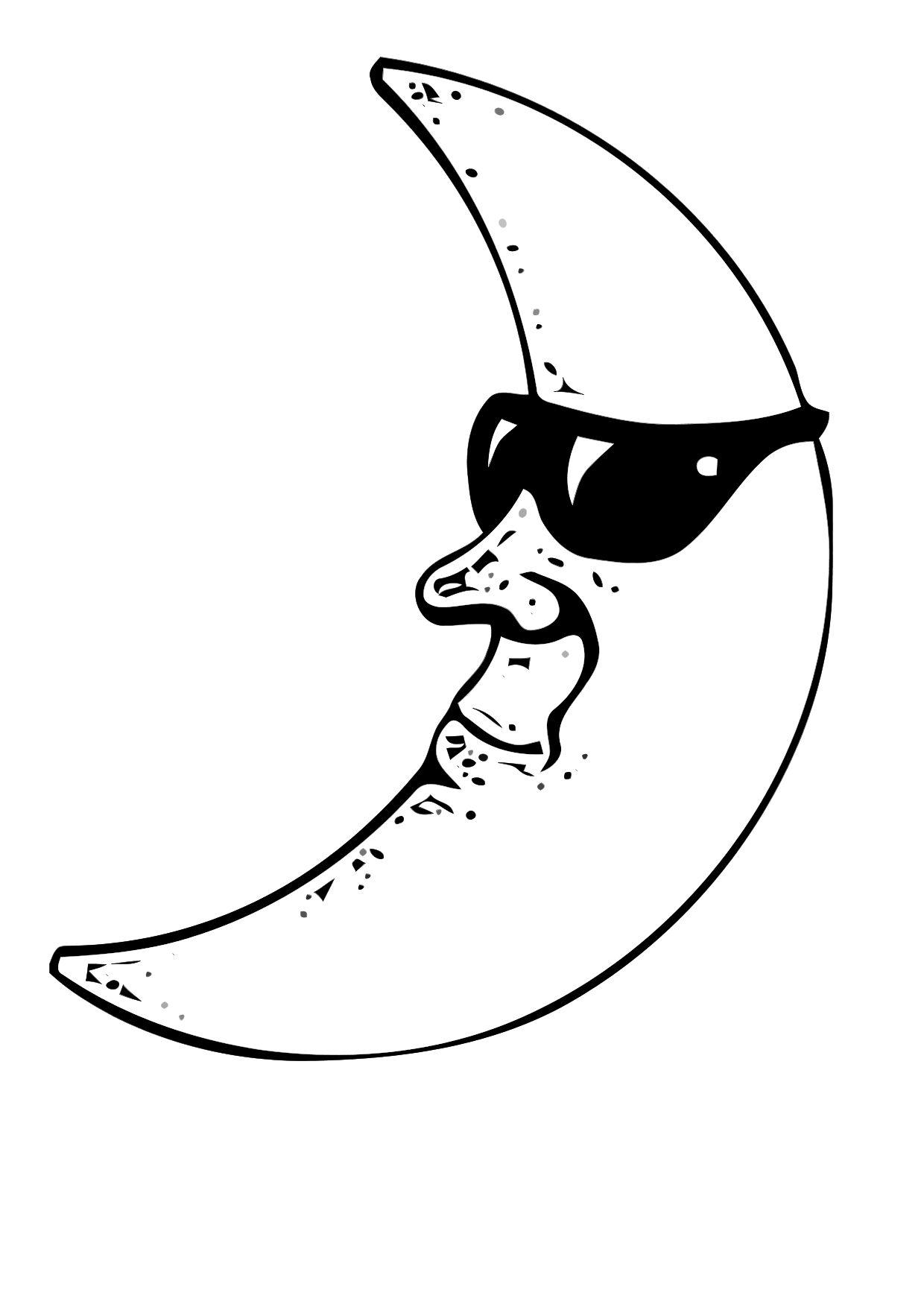 mond Malvorlage mond