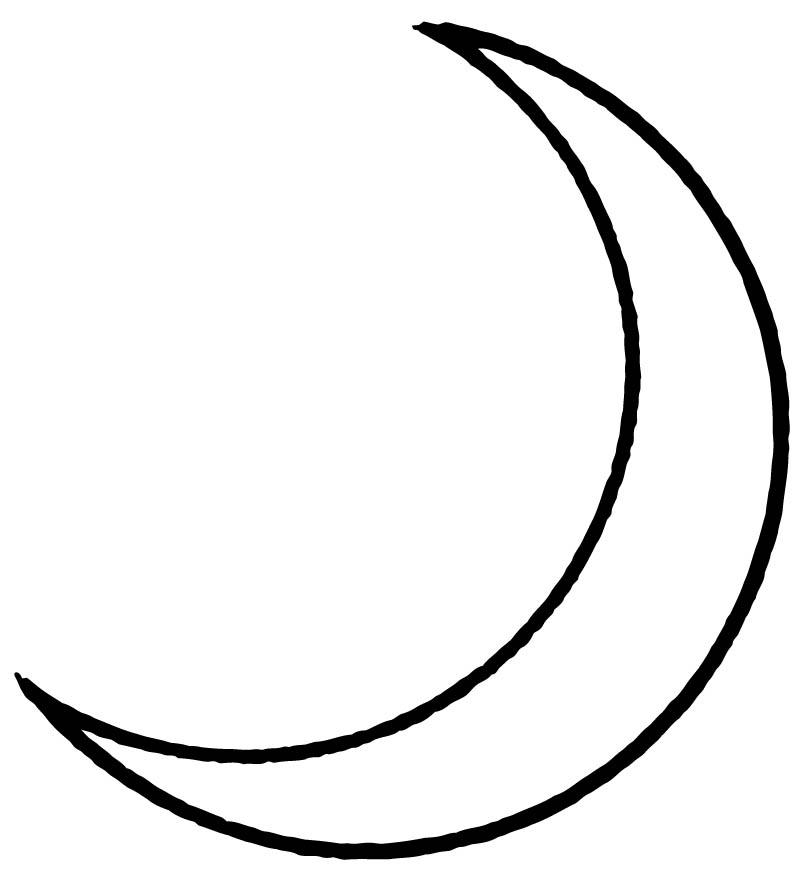 Malvorlage mond
