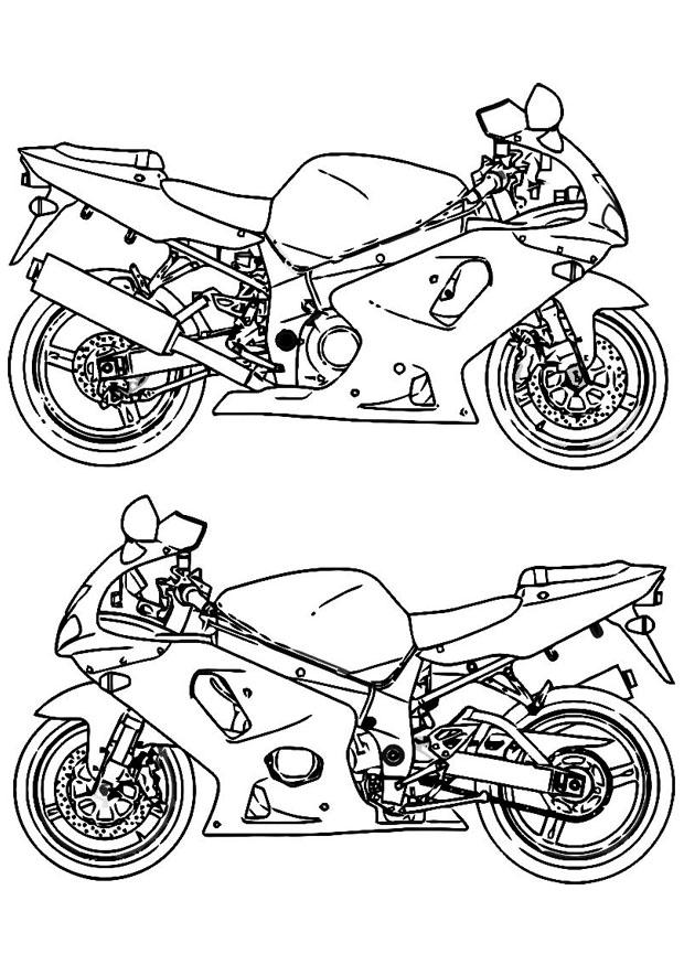 motorrad Malvorlage motorrad