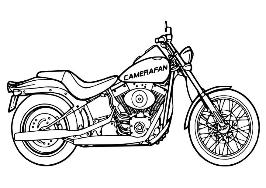 motorrad Malvorlage motorrad