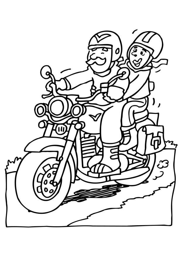Malvorlage motorrad