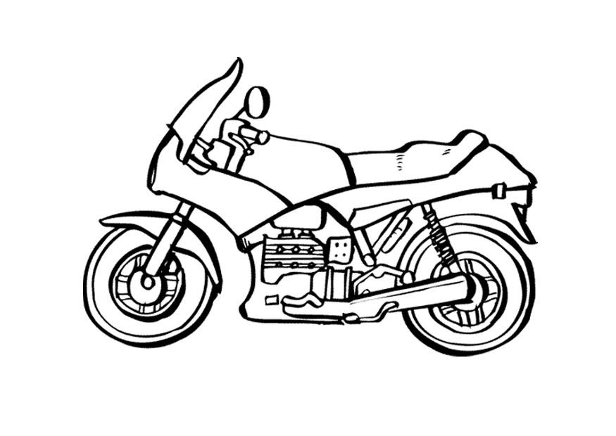 motorrad Malvorlage motorrad