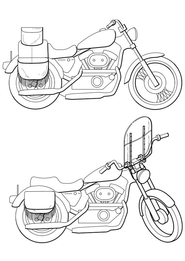 Malvorlage motorrA¤der