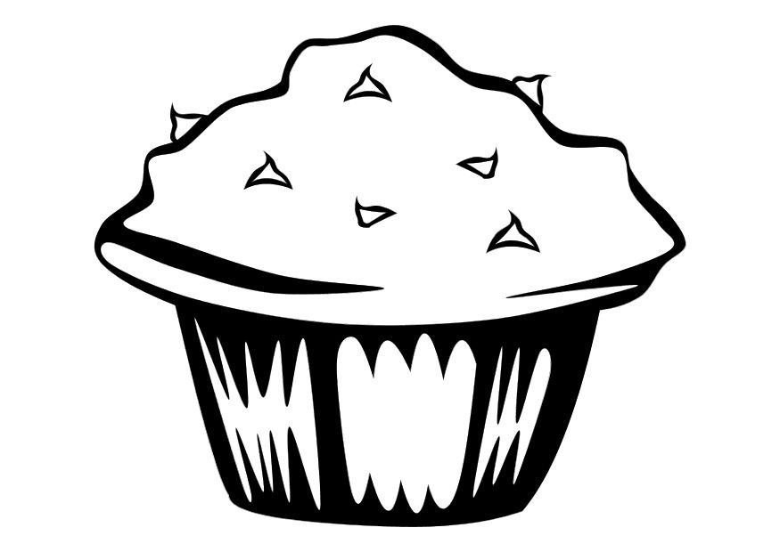 muffin Malvorlage muffin
