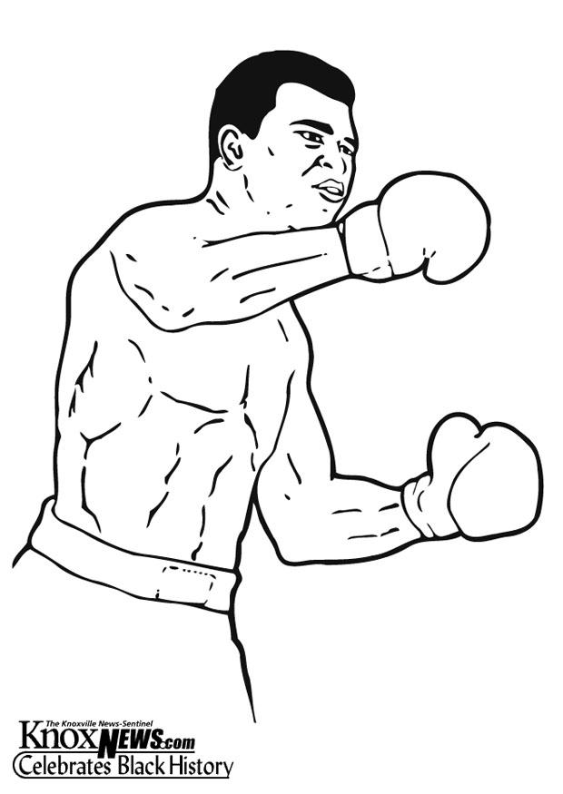 muhammad ali Malvorlage muhammad ali