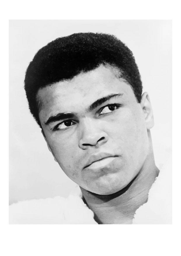 Malvorlage muhammad ali