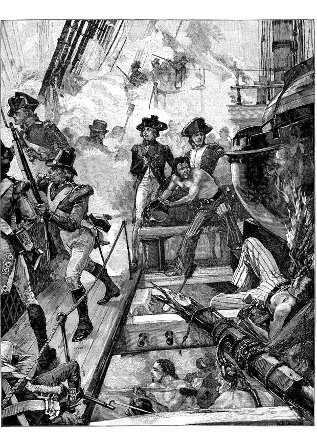 nelson in trafalgar Malvorlage nelson in trafalgar