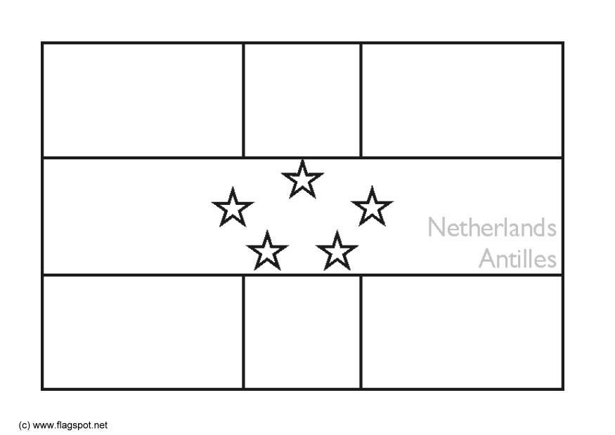 niederlA¤ndische antillen Malvorlage niederlA¤ndische antillen