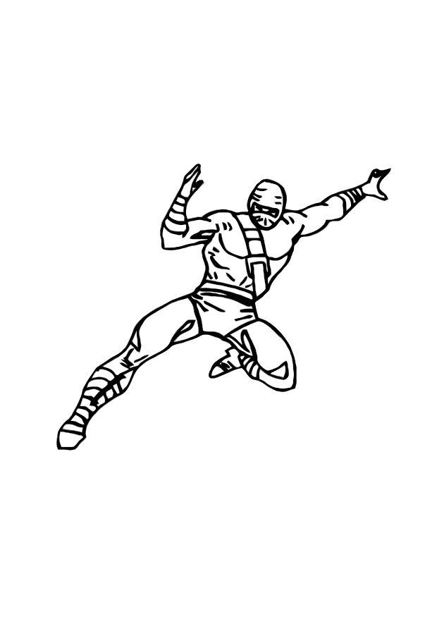ninja Malvorlage ninja