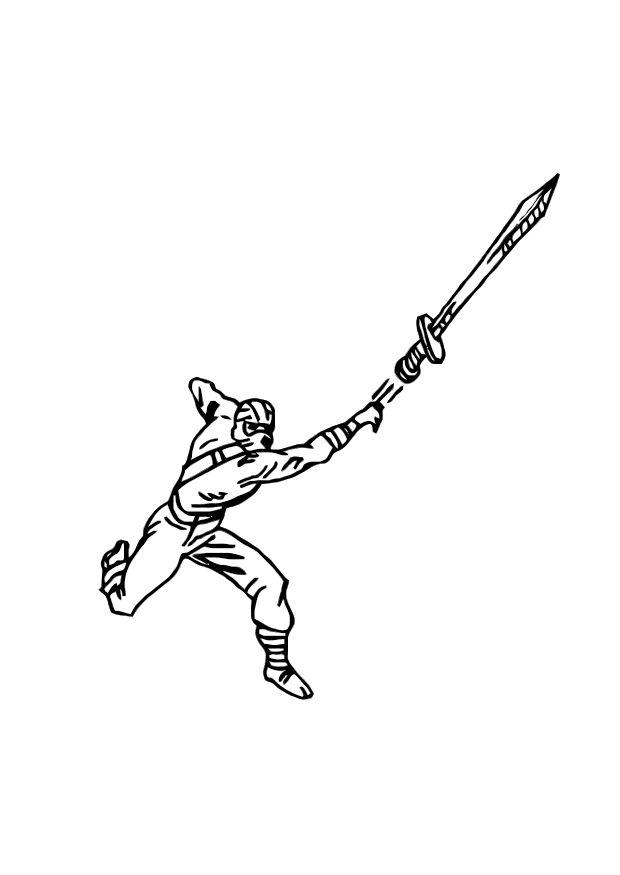 ninja Malvorlage ninja