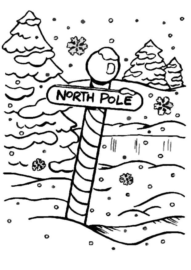 nordpol Malvorlage nordpol