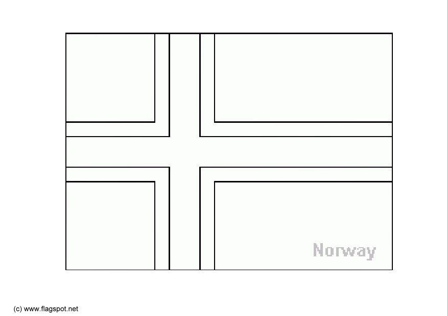 Malvorlage norwegen