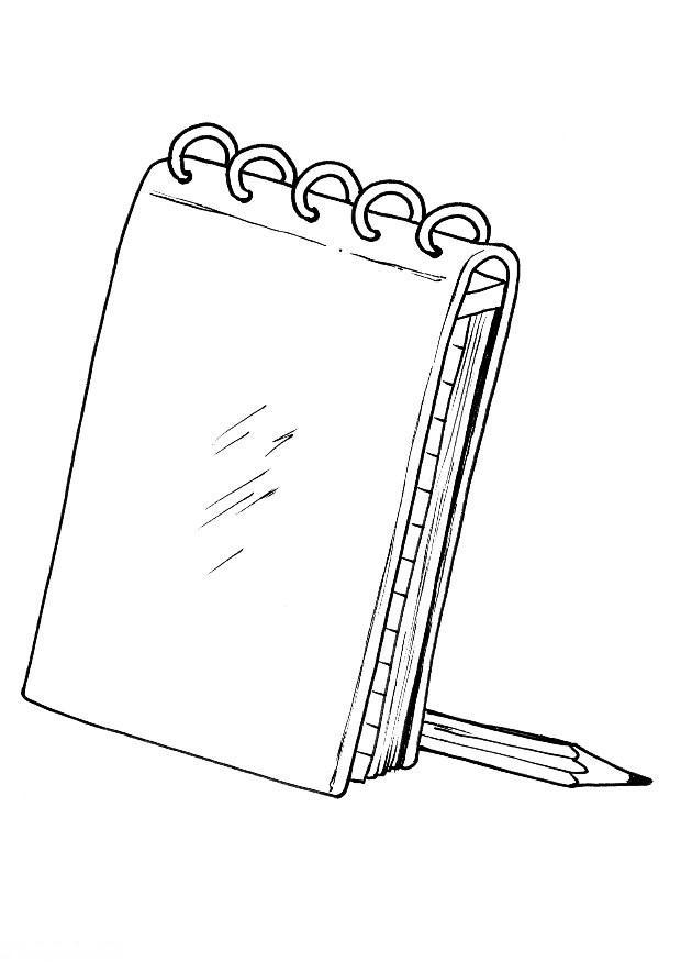 notizbuch Malvorlage notizbuch