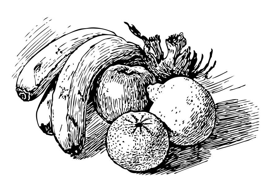 obst Malvorlage obst