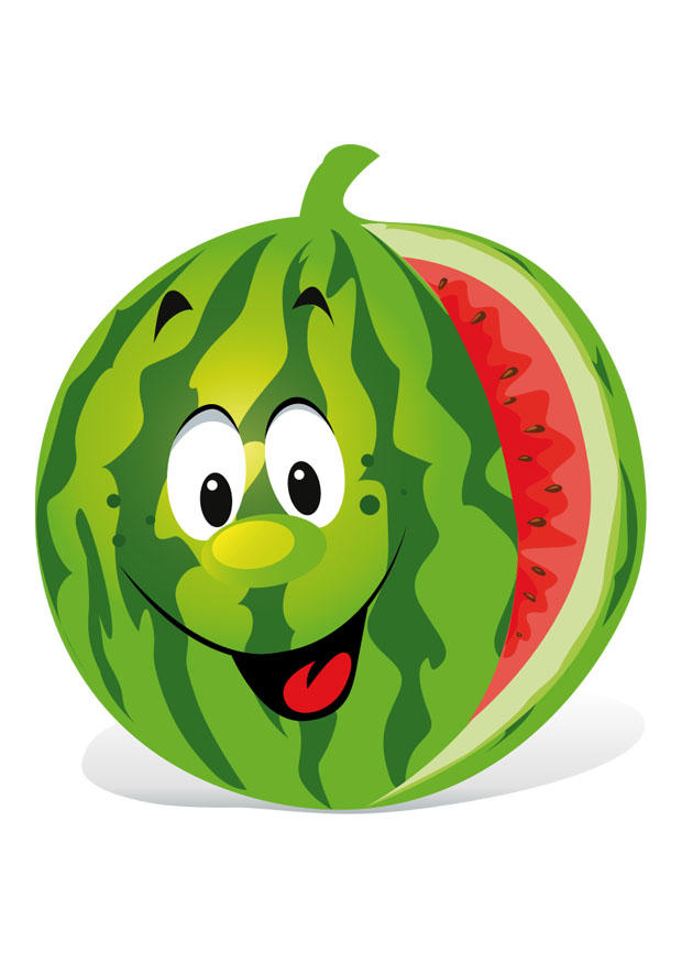 Bild obst - wassermelone