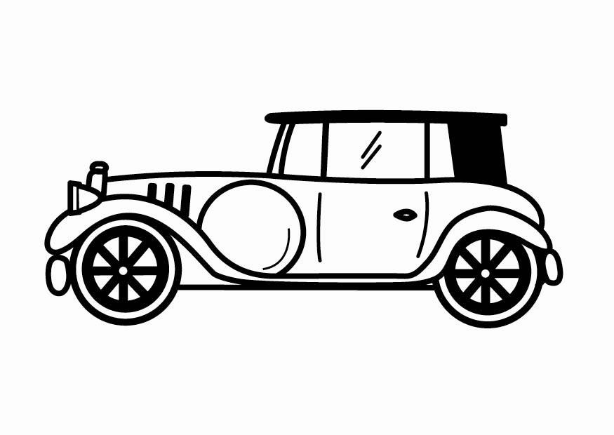 Malvorlage oldtimer