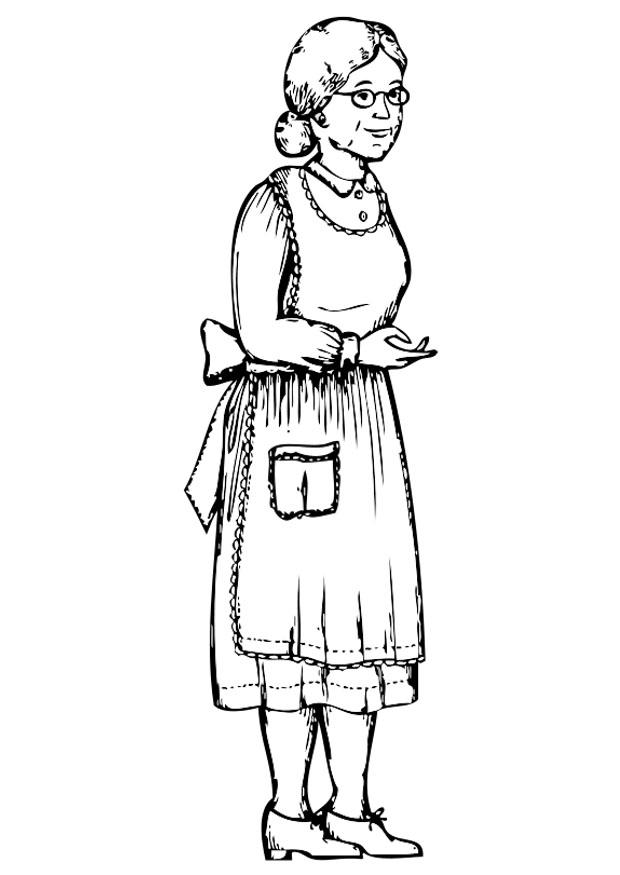 oma Malvorlage oma