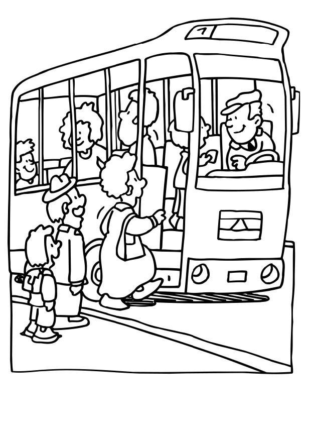 omnibus Malvorlage omnibus