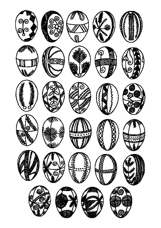 ostereier Malvorlage ostereier