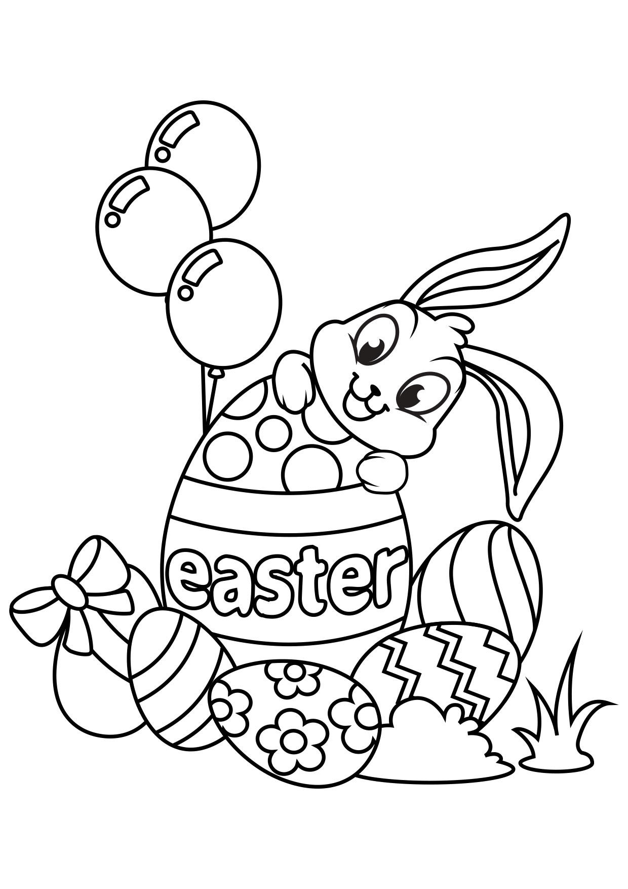 osterhase mit osterei Malvorlage osterhase mit osterei