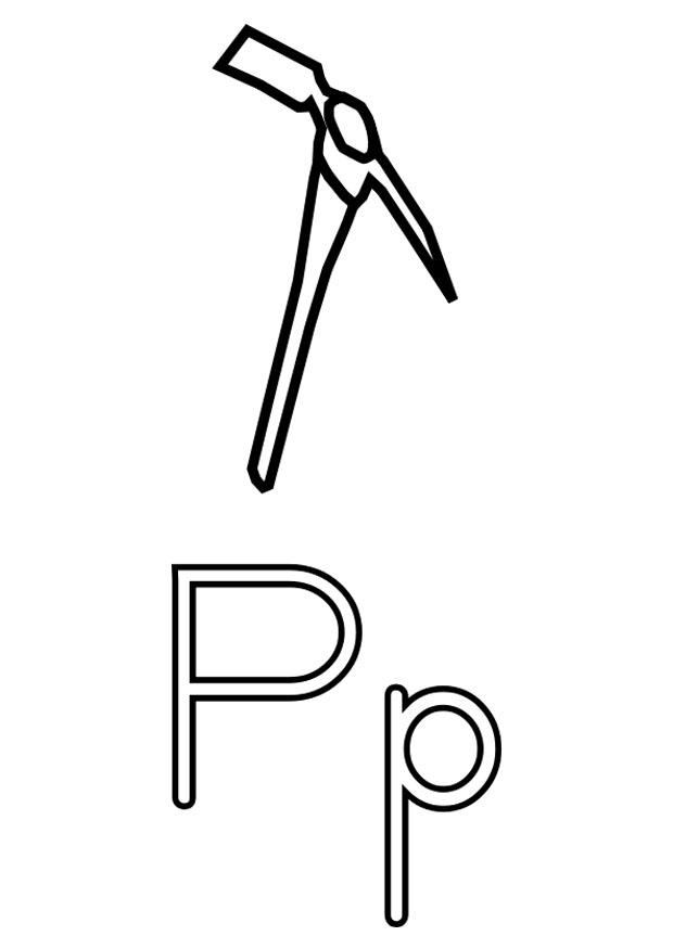 p Malvorlage p