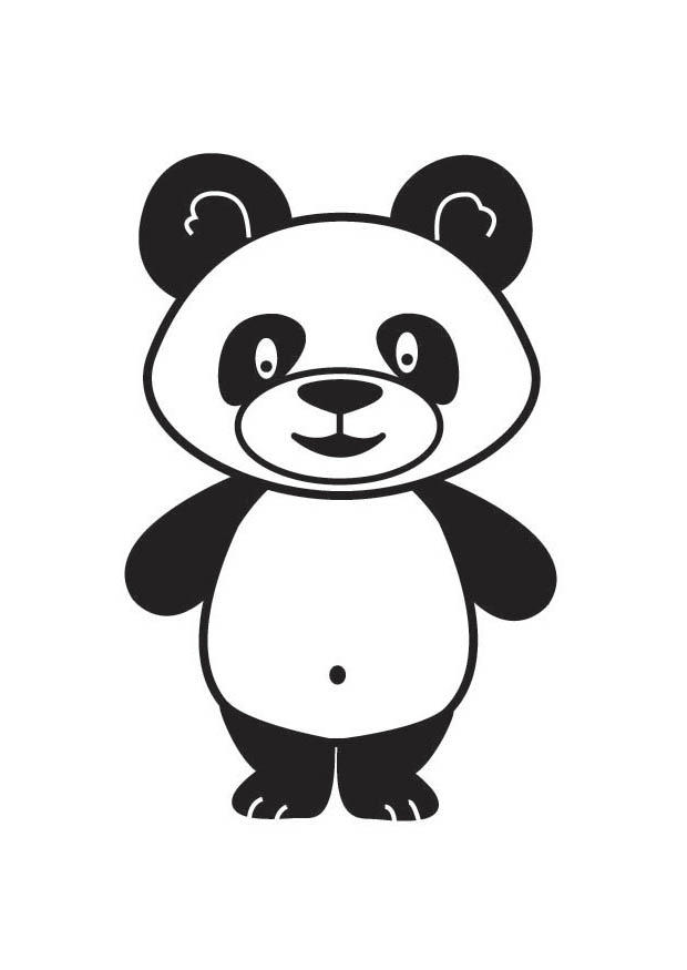 Malvorlage panda