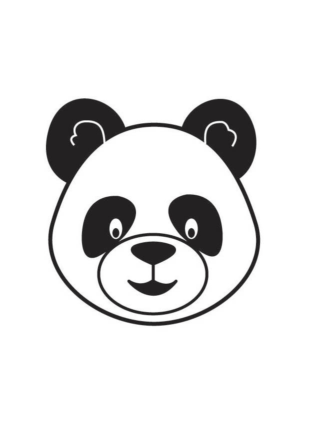 pandakopf Malvorlage pandakopf