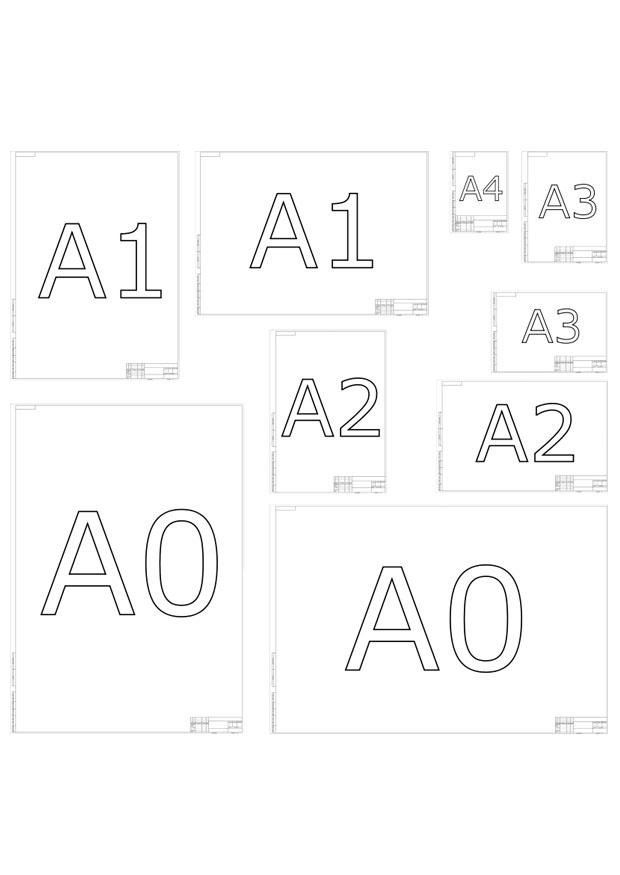 papierformat Malvorlage papierformat