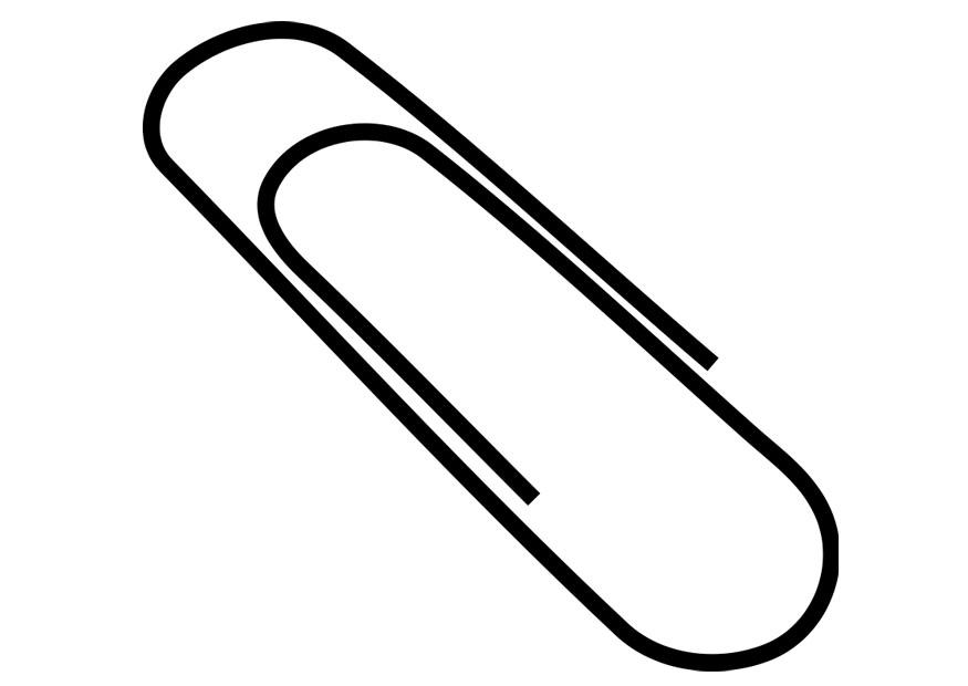papierklammer Malvorlage papierklammer