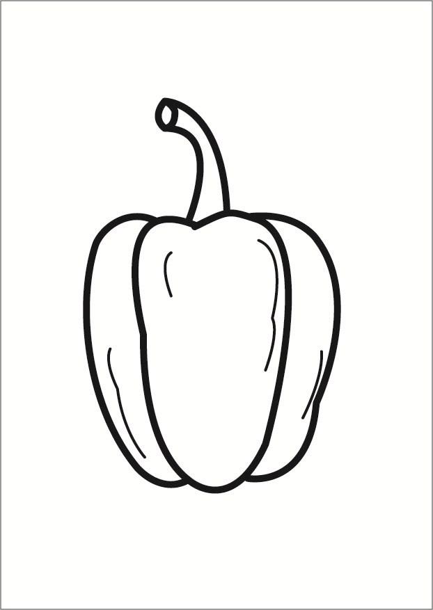 paprika Malvorlage paprika