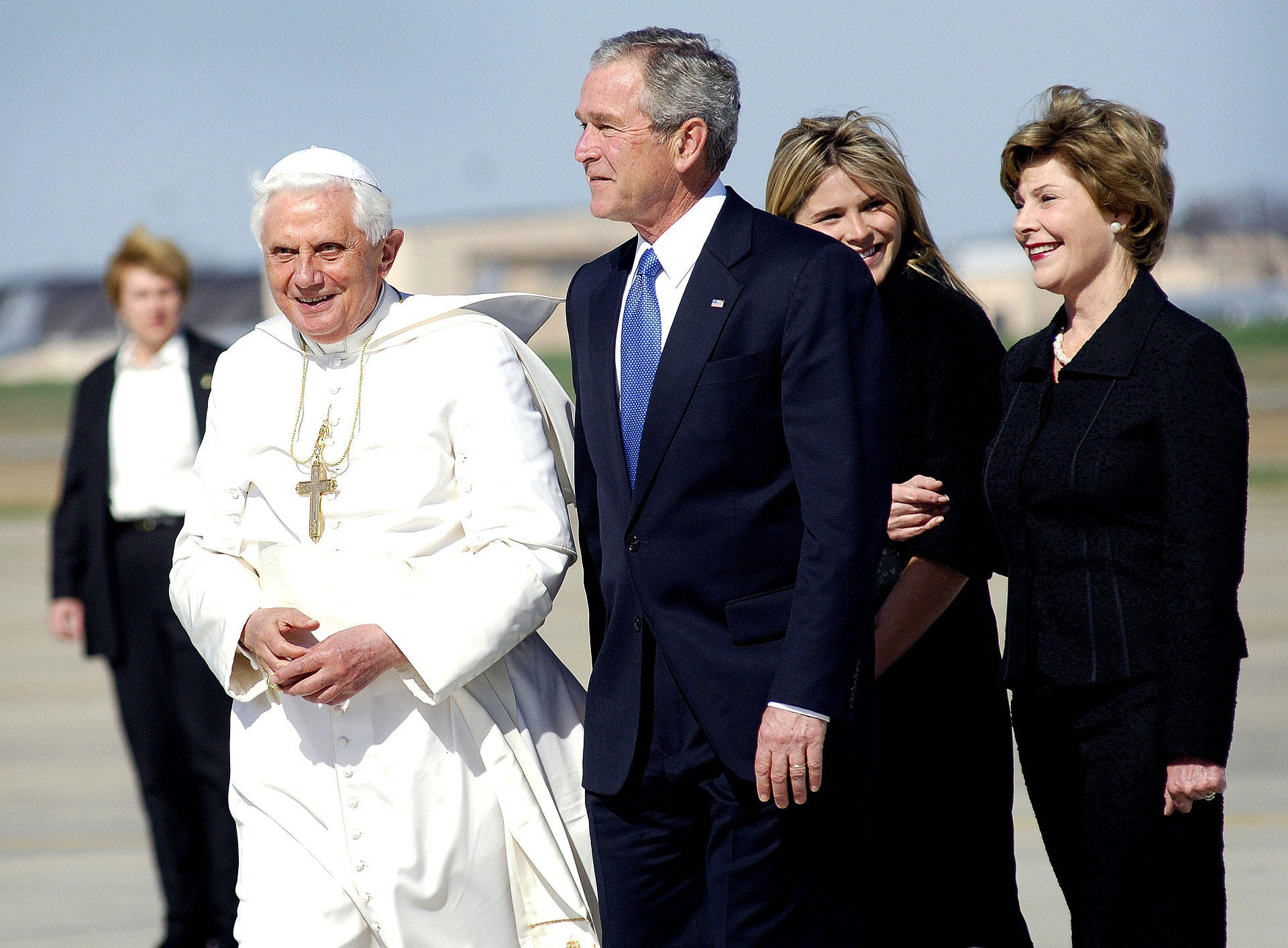 papst benedict xvi und george w. bush Foto papst benedict xvi und george w. bush