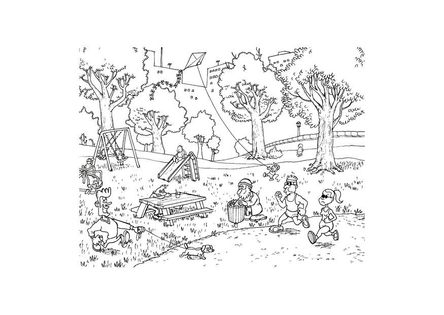 park Malvorlage park
