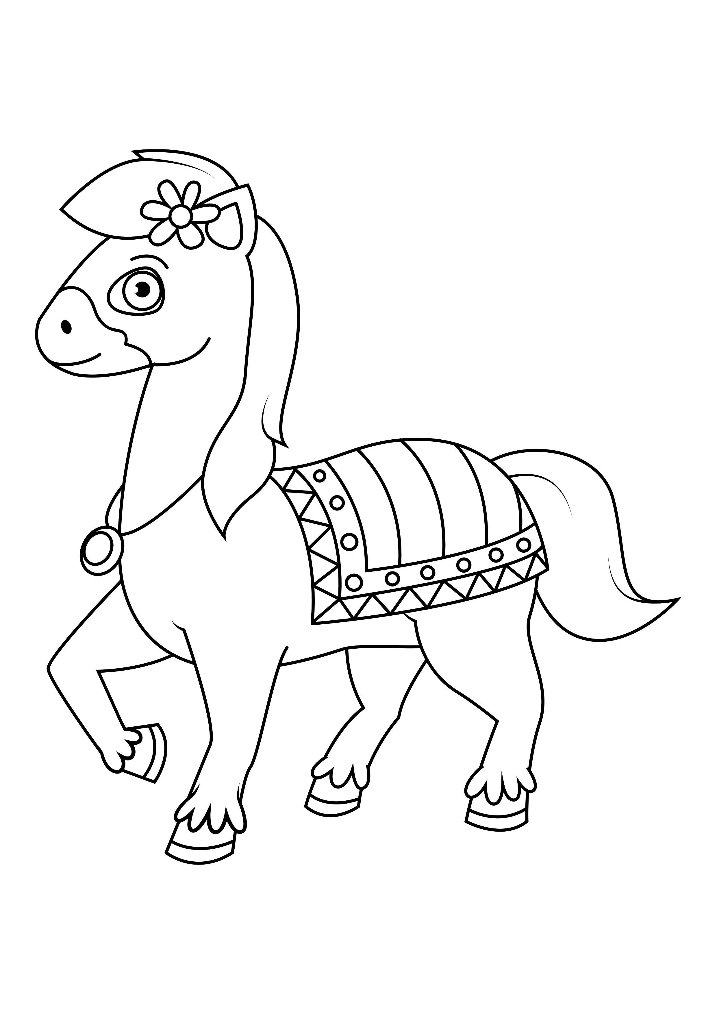 pferd unterwegs Malvorlage pferd unterwegs