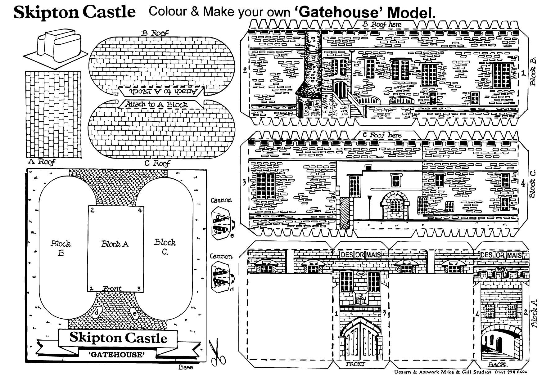 pfA¶rtnerhaus schloss skipton Malvorlage pfA¶rtnerhaus schloss skipton