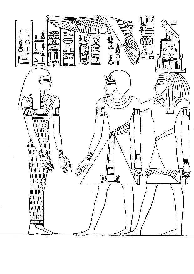 pharao amenophis iii Malvorlage pharao amenophis iii
