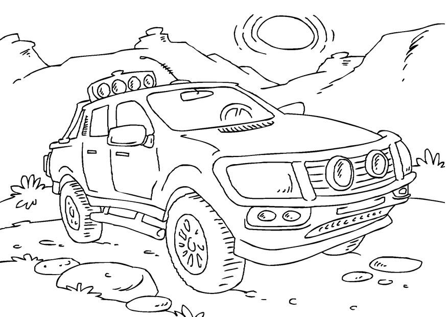 pick-up Malvorlage pick-up
