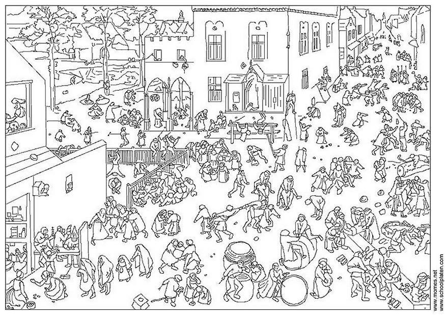 pieter brueghel Malvorlage pieter brueghel