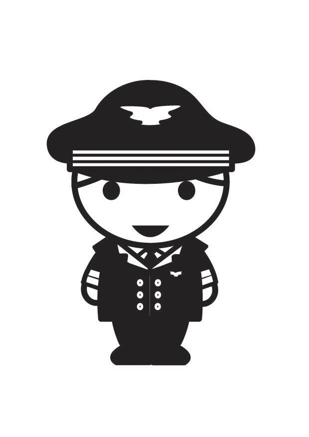 Malvorlage pilot