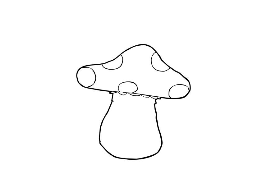 Malvorlage pilz