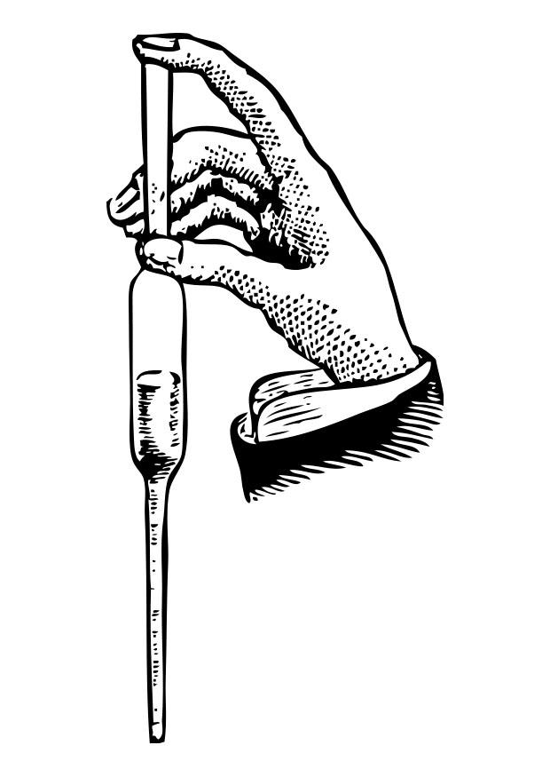pipette Malvorlage pipette