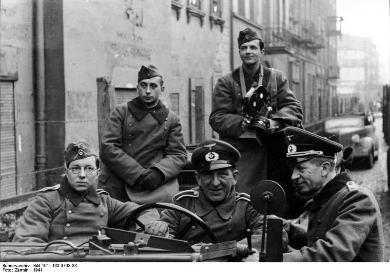 polen - ghetto litzmannstadt - deutsche soldaten Foto polen - ghetto litzmannstadt - deutsche soldaten