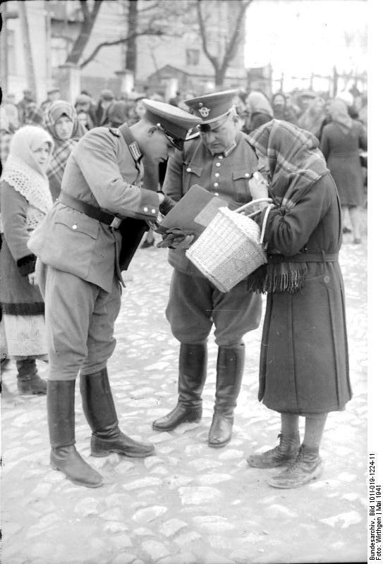 polen - kontrolle von juden Foto polen - kontrolle von juden