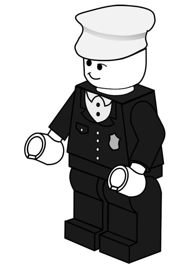 Malvorlage polizist