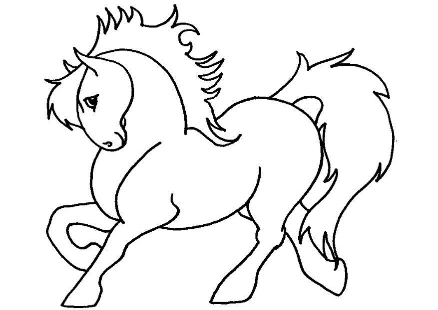 pony Malvorlage pony