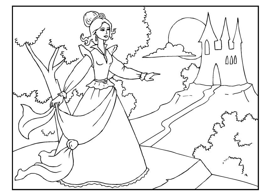 prinzessin Malvorlage prinzessin