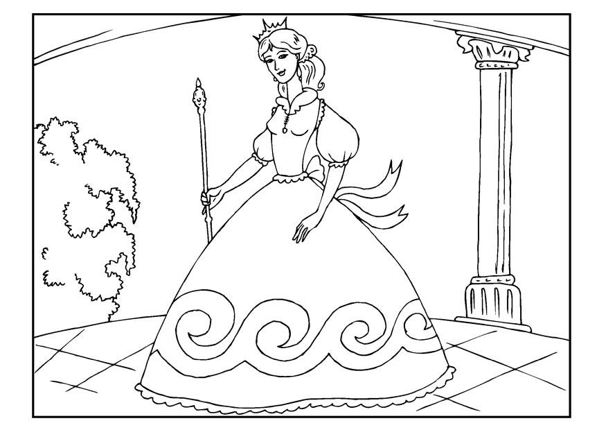 Malvorlage prinzessin